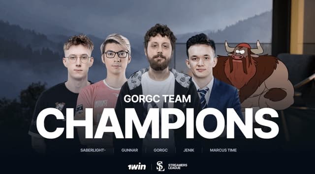 Gorgc 的隊伍完成了逆轉橫掃,贏得了1win Streamers League Season 3