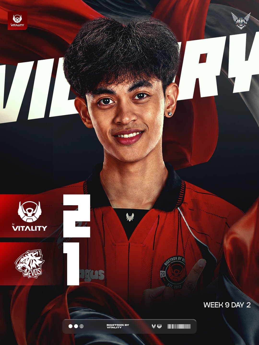 Bigetron by Vitality победили EVOS, чтобы завоевать девятую победу в MPL Indonesia