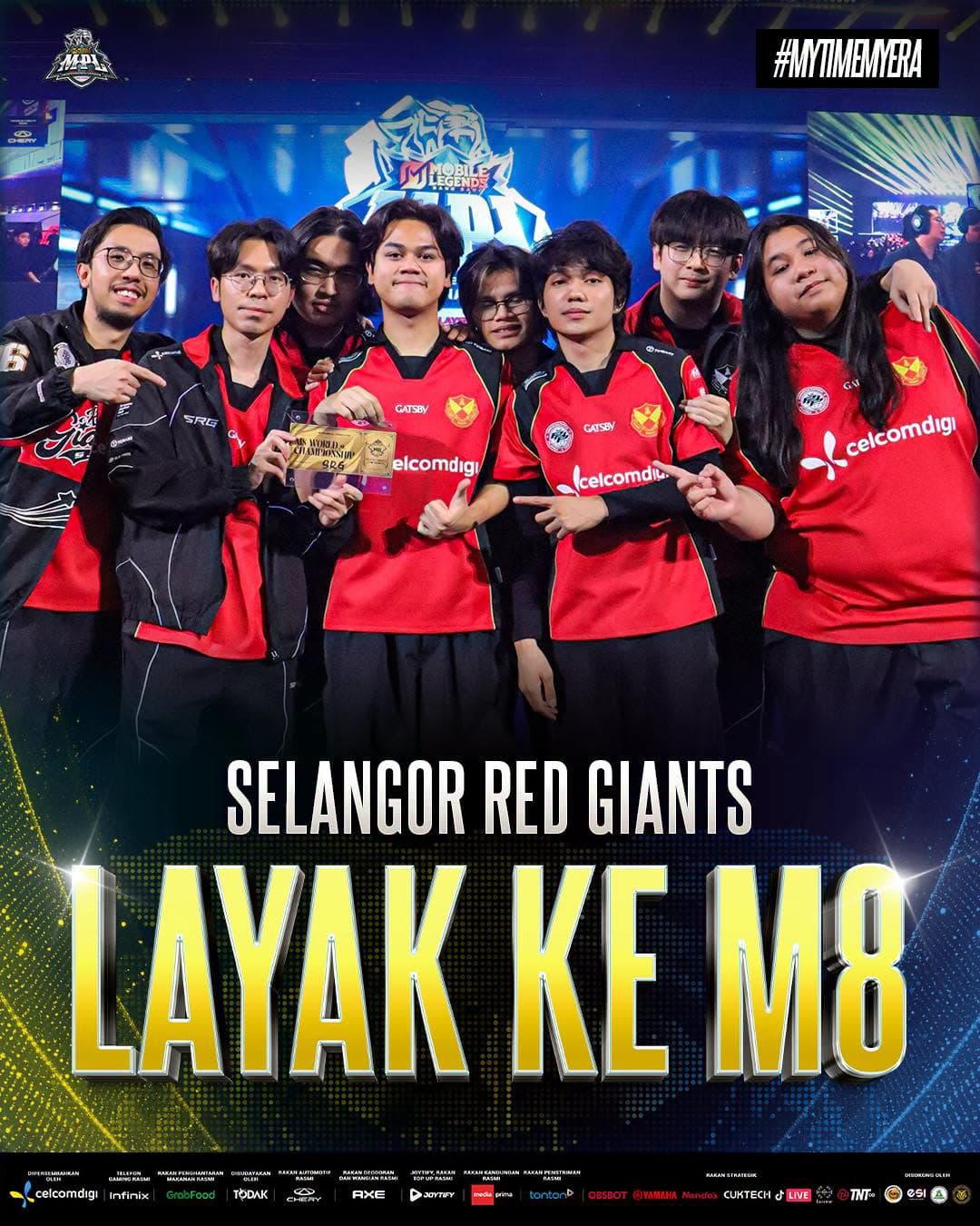Selangor Red Giants 横扫 Team Rey ,晋级 MPL 马来西亚赛区决赛并获得 M8 参赛资格