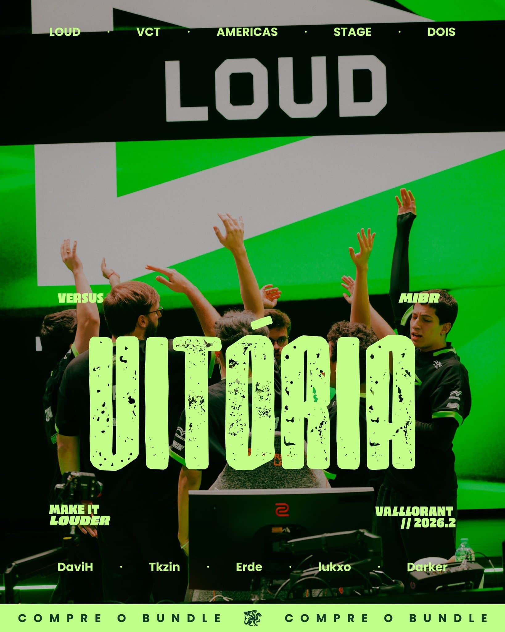 LOUD barrida MIBR 2-0 para mantenerse vivo en los playoffs de VCT Americas Stage 2