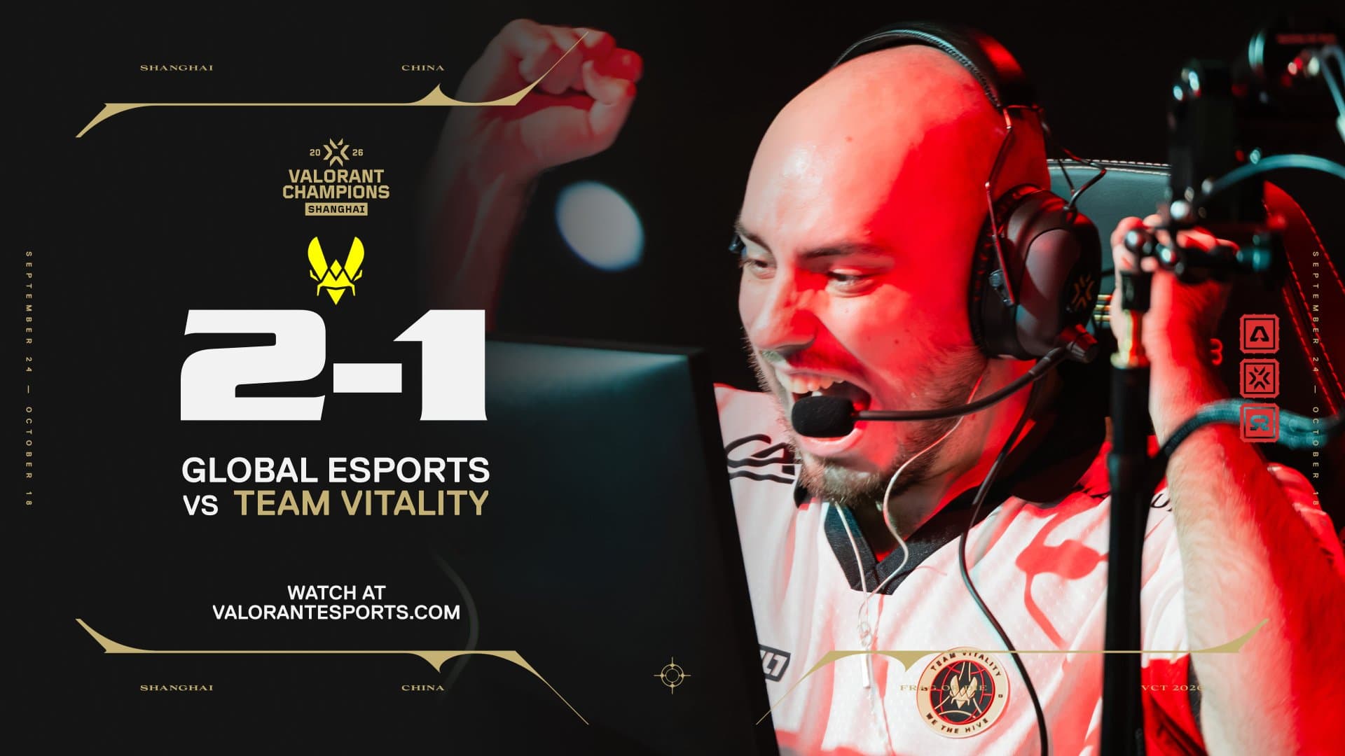 Vitality unggul Global Esports dalam pembuka Champions tiga peta