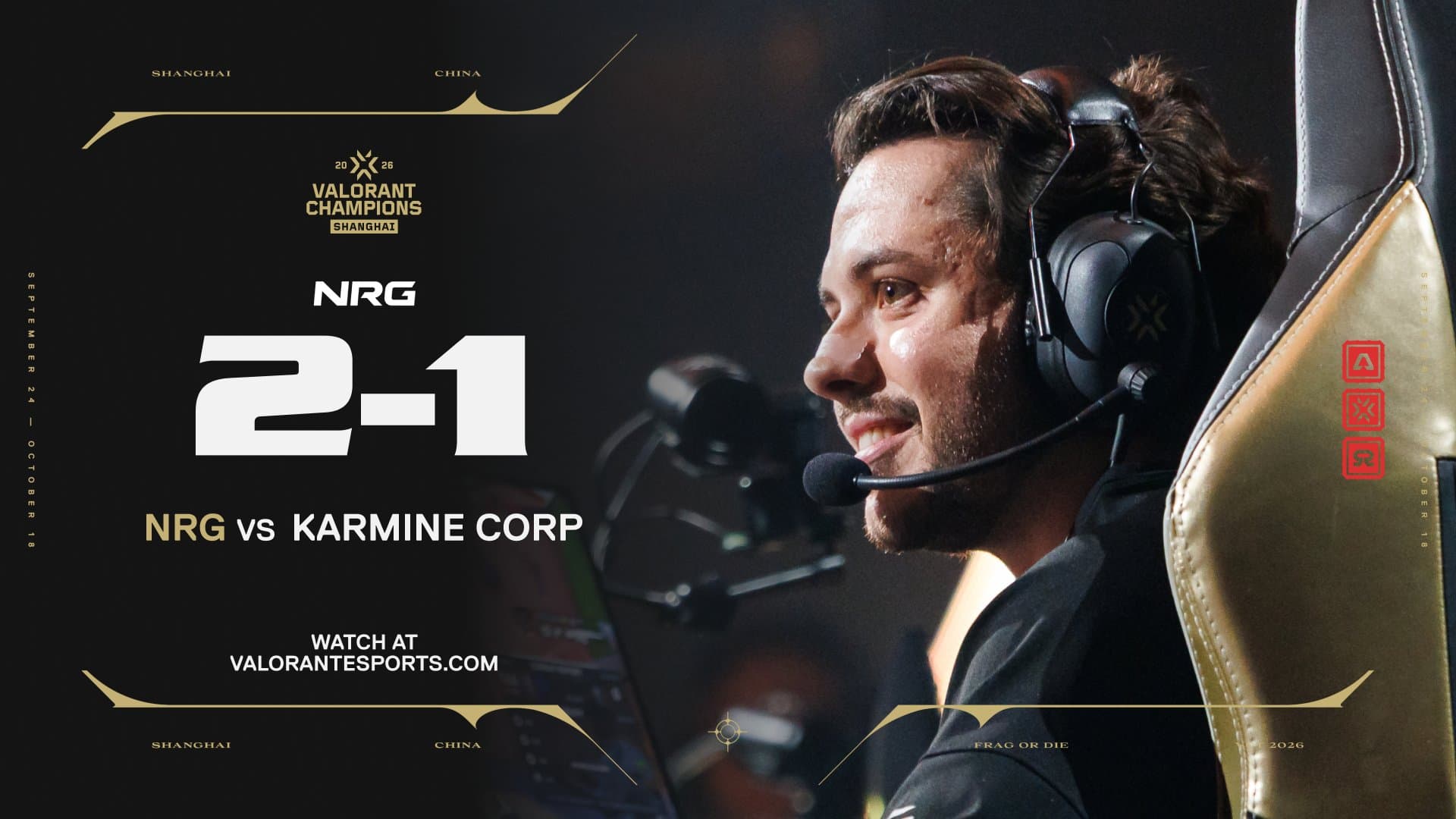 NRG derrota Karmine Corp para garantir vaga nos playoffs do Champions Shanghai