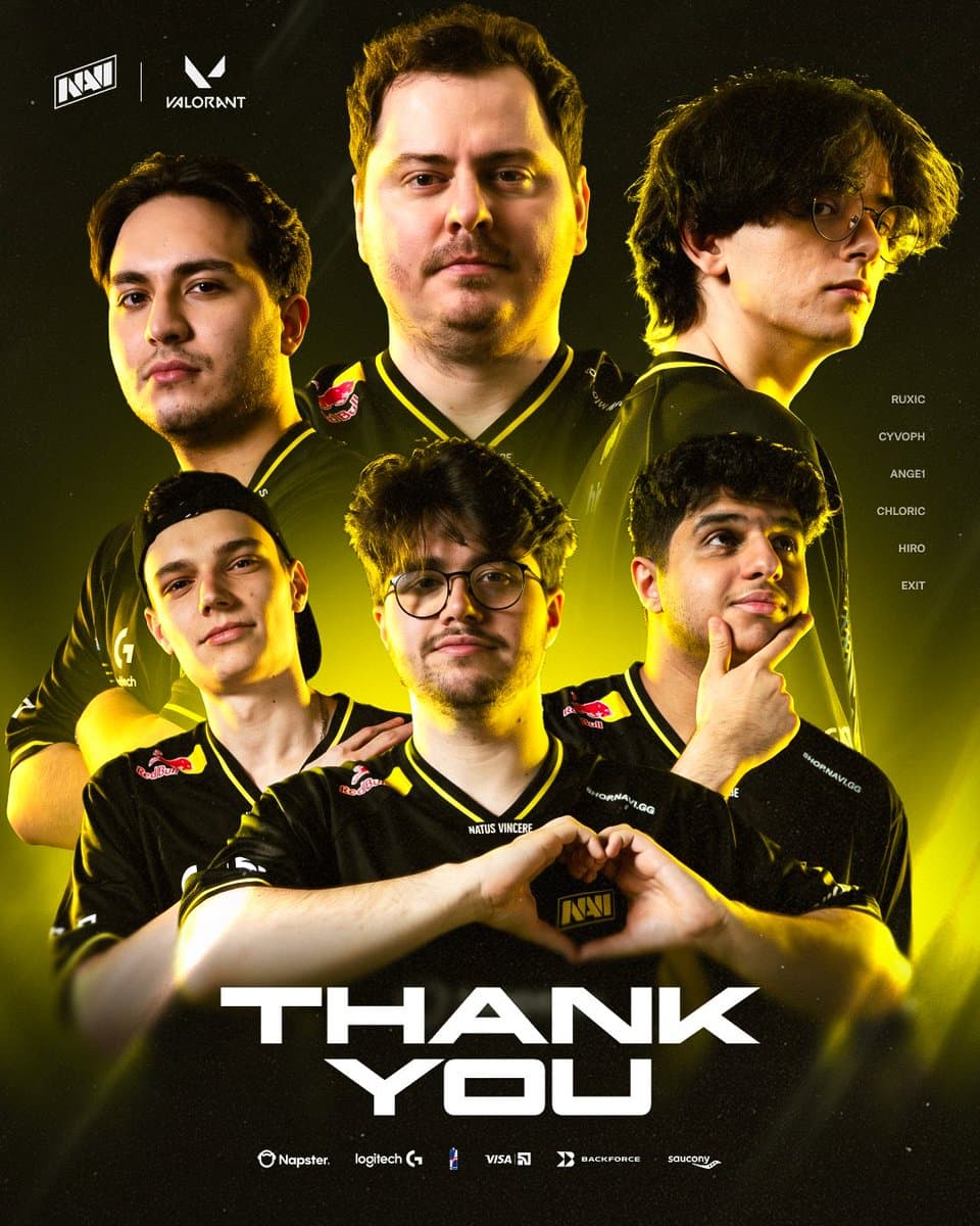 Navi release main VALORANT roster and turn to Junior lineup for 2027 qualifiers