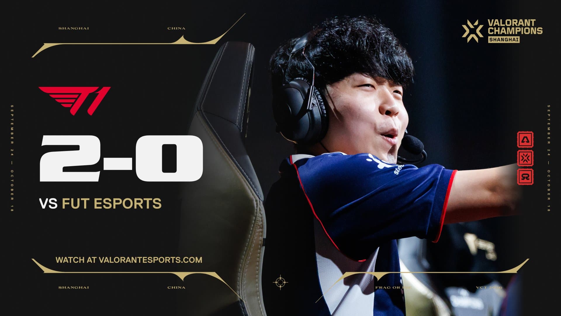 T1 sweep FUT Esports to claim final VALORANT Champions playoff berth
